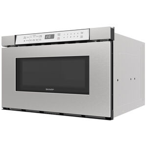 Sharp 24 in. 1.2 cu. ft. 950W Drawer Microwave with Sensor Cooking - Stainless Steel, , hires