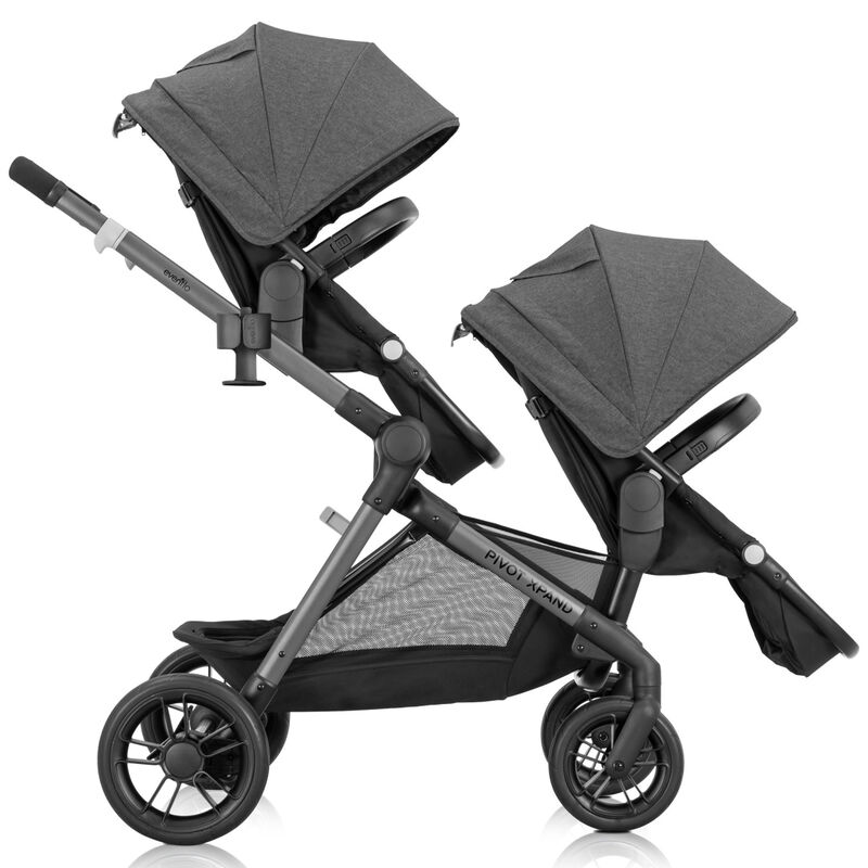 Evenflo Pivot Xpand Stroller Second Toddler Seat - Sabino Gray, , hires