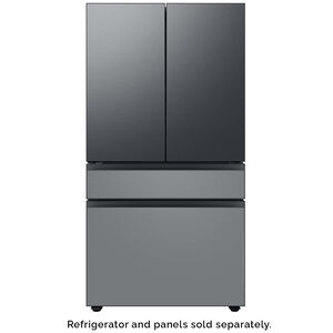 Samsung BESPOKE 4-Door French Door Top Panel for Refrigerators - Matte Black Steel, , hires