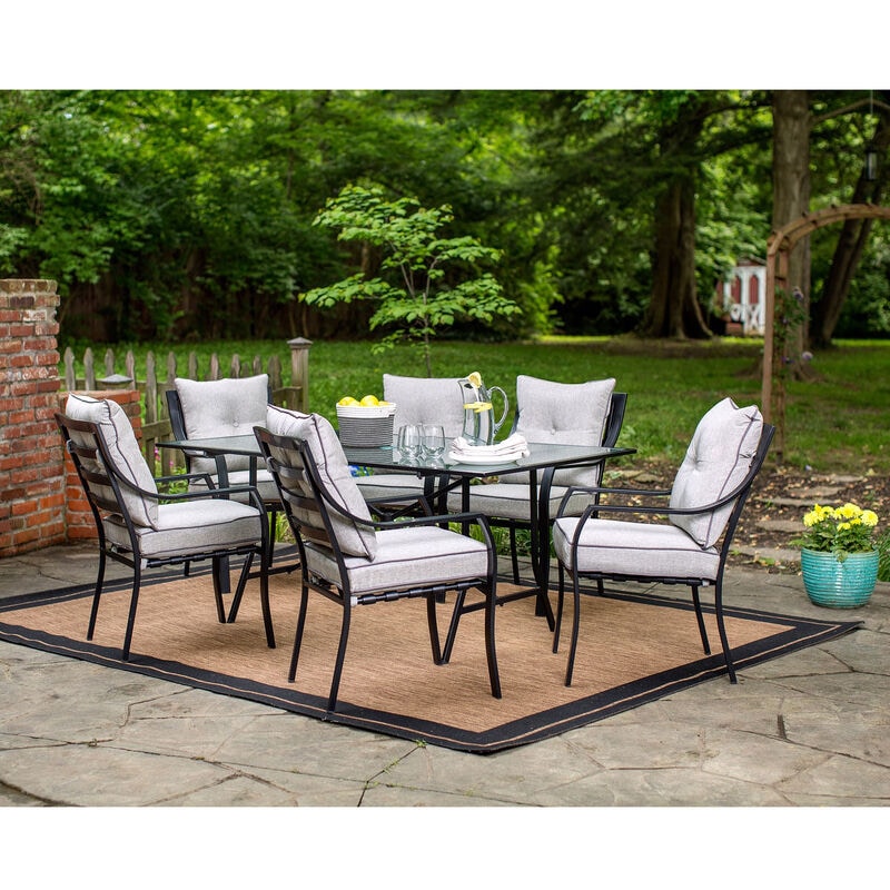 Hanover Lavallette 7 Piece Dining Set, , hires