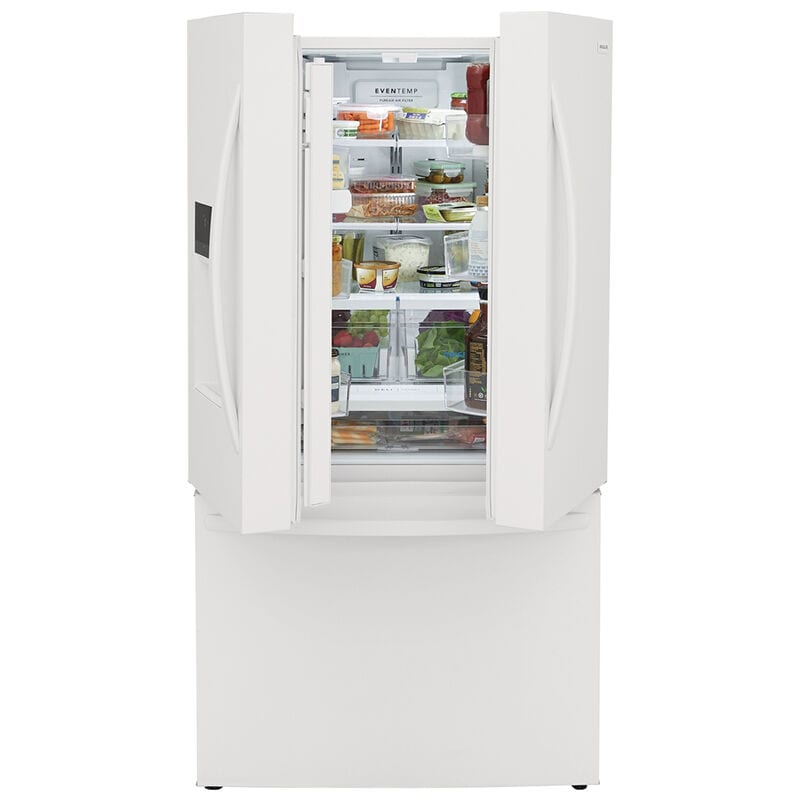 Frigidaire 36 in. 27.8 cu. ft. French Door Refrigerator with Ice & Water Dispenser - White, White, hires