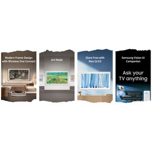 Samsung - 85" Class The Frame Pro Neo QLED 4K UHD Smart Tizen TV, , hires