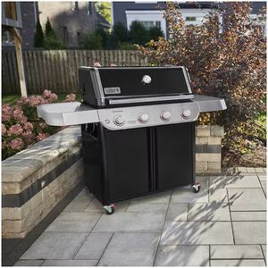 Weber Genesis E-415 Series 4-Burner Liquid Propane Gas Grill - Black, , hires