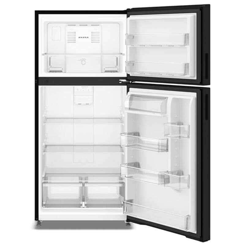 Amana 30 in. 19.3 cu. ft. Garage-Ready Top Freezer Refrigerator - Black, , hires