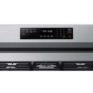 Samsung 30 in. 6 cu. ft. Smart Air Fry True European Convection Gas Range with 5 Sealed Burners & Griddle - Stainless Steel, Stainless Steel, hires