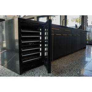 JennAir 24 in. Undercounter Wine Cooler with Wood Racks, Dual Temperature Zones & 45 Bottle Capacity - Custom Panel Ready, , hires