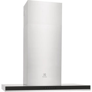 Electrolux 36 in. Convertible Chimney Style Range Hood with 412 CFM, 3 Fan Speeds & 1 LED Light - Stainless Steel, , hires