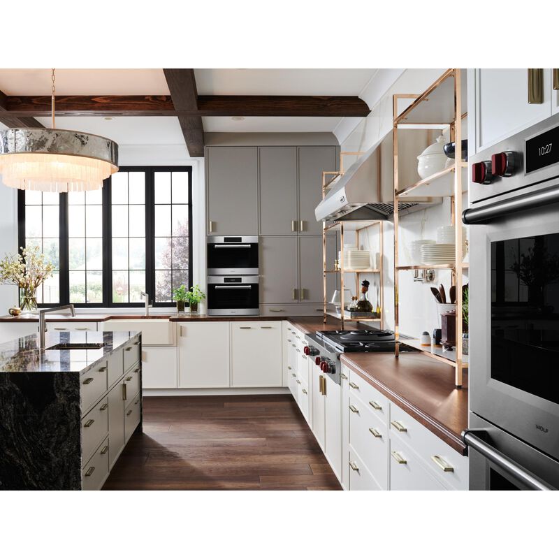 Wolf E Series 24 in. 1.6 cu. ft. 900W Built-In Microwave with Sensor Cooking - Stainless Steel, , hires