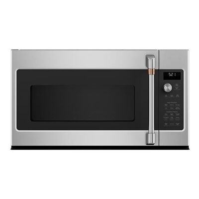 Cafe 30" 2.1 Cu. Ft. Over-the-Range Microwave with 10 Power Levels, 400 CFM & Sensor Cooking Controls - Stainless Steel | CVM521P2MS1