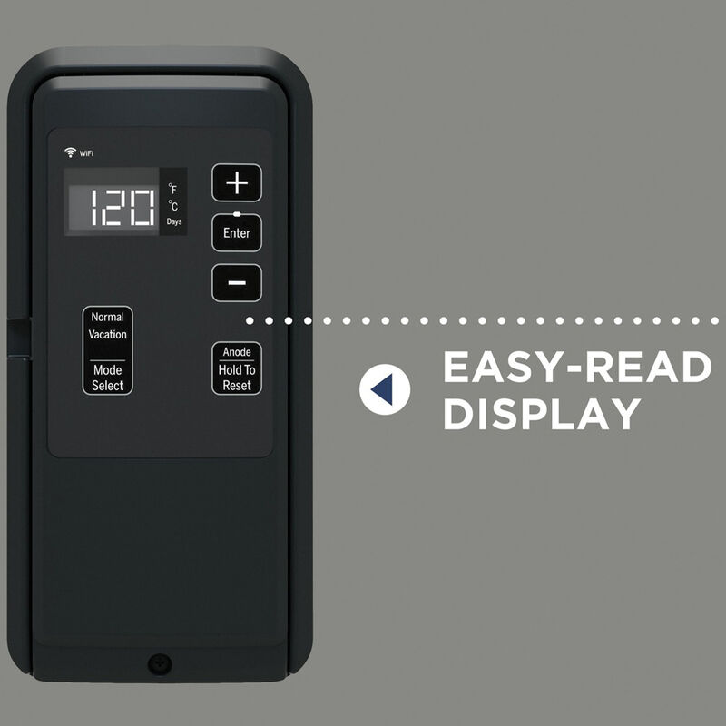 GE Smart Electric 40 Gallon Tall Water Heater with 12-Year Parts Warranty, , hires