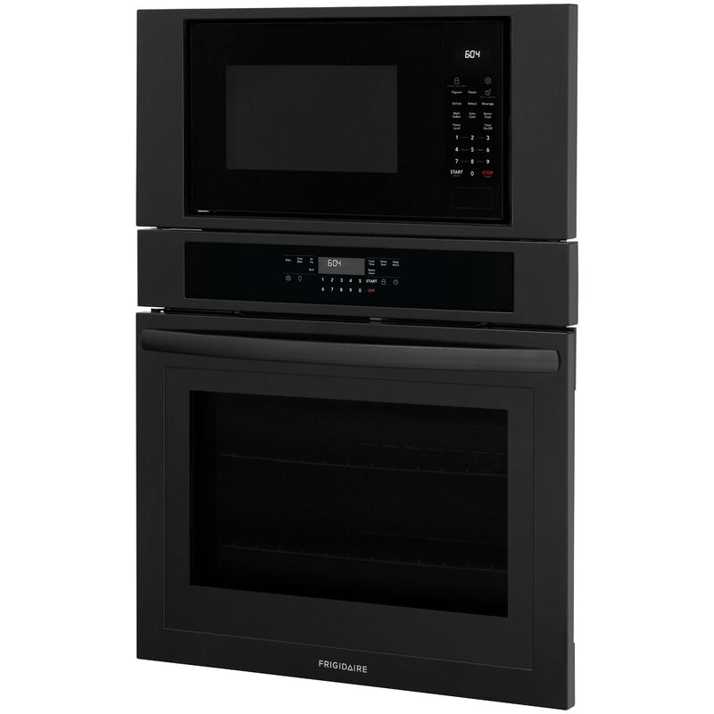Frigidaire 30 in. 6.9 cu. ft. Electric Microwave/Wall Oven Combo with Standard Convection & Sensor Cooking - Black, , hires