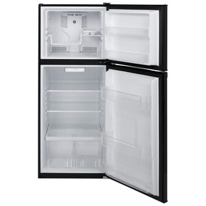 GE 24 in. 11.6 cu. ft. Top Freezer Refrigerator - Black, Black, hires