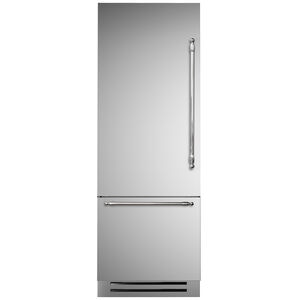 Bertazzoni 30 in. Built-In 15.5 cu. ft. Counter Depth Bottom Freezer Refrigerator - Stainless Steel, , hires