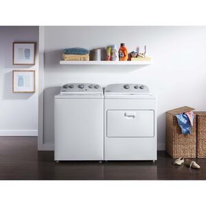 Whirlpool 28 in. 3.8 cu. ft. Top Load Washer with Agitator & Soil Level Selection - White, , hires