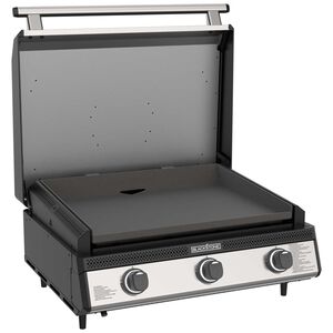 Blackstone 28 in. 3-Burner Built-In Liquid Propane Gas Flat Top Griddle with 590 sq. in. Cooking Surface - Stainless Steel, , hires