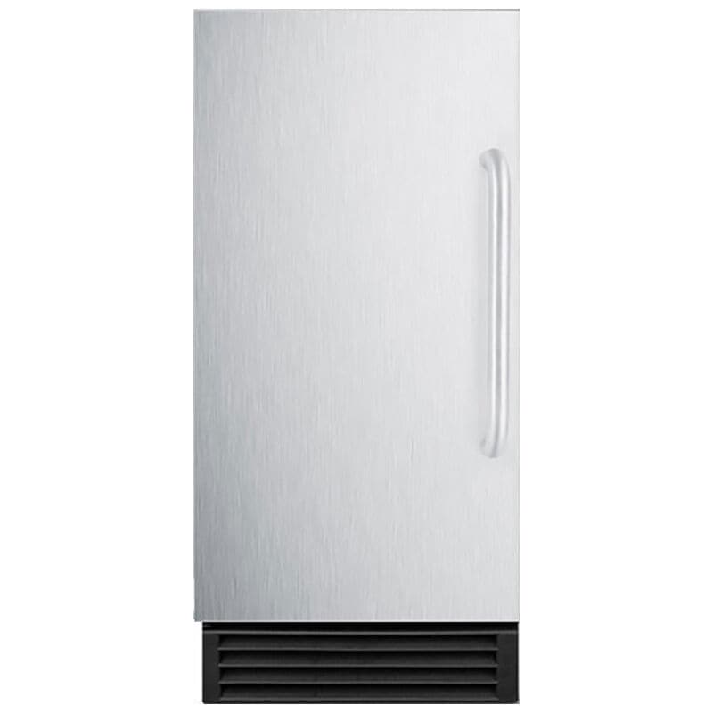 Summit 15 in. Built-In Undercounter Commercial-Use Ice Maker with 25 lb. Ice Storage, Auto-Defrost & Digital Control - Stainless Steel, , hires