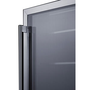 Summit 24 in. 5.1 cu. ft. Built-In Frost Free Compact Upright Freezer with Adjustable Shelves - Stainless Steel, , hires