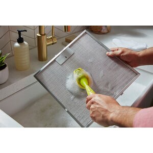 Whirlpool 30 in. Convertible Chimney Style Range Hood with 300 CFM, 3 Fan Speeds & 2 LED Lights - Stainless Steel, , hires