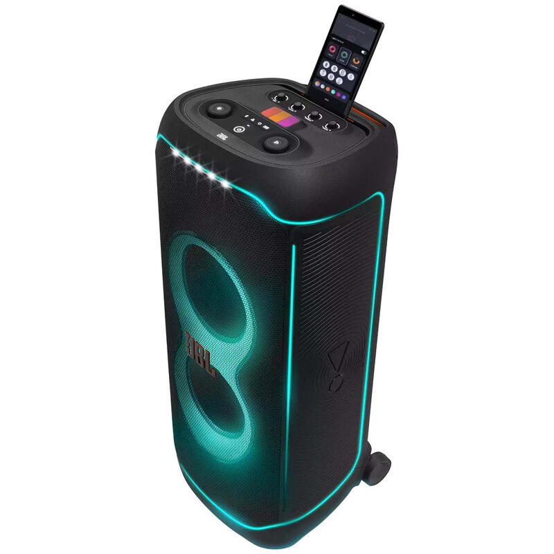 JBL Partybox Ultimate Massive Party Speaker with Powerful Sound, Multi-Dimensional Lightshow & Splashproof Design - Black, , hires