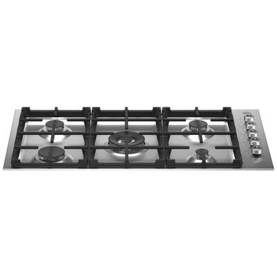 Bertazzoni Professional Series 36 in. Natural Gas Cooktop with 5 Sealed Burners - Stainless Steel | PROF365QXE