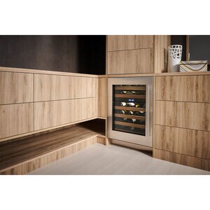 Sub-Zero Designer Series 24 in. Undercounter Smart Wine Cooler with Wood Racks, Dual Temperature Zones & 42 Bottle Capacity - Custom Panel Ready, , hires
