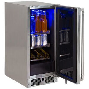 Lynx Professional Series 15 in. 2.7 cu. ft. Outdoor Undercounter Refrigerator - Stainless Steel, , hires