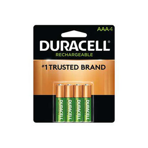 Duracell AA NIMH Pre-Charged Rechargeable 4 pack, , hires