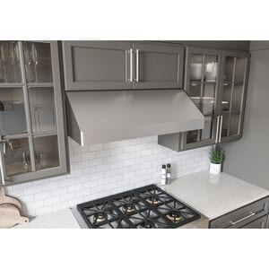 Zephyr Tempest 36 in. Convertible Standard Style Range Hood with 650 CFM, 6 Fan Speeds & 2 LED Lights - Stainless Steel, , hires