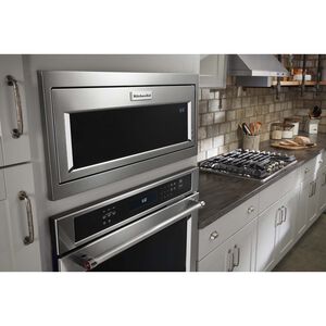 KitchenAid 30 in. 1.1 cu.ft Built-In Microwave with 10 Power Levels & Sensor Cooking Controls - Stainless Steel, , hires