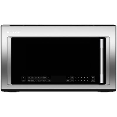 KitchenAid 30 in. 1.9 cu. ft. 1200W Over-the-Range Microwave with 400 CFM, Convection & Sensor Cooking - Stainless Steel | KMHC319TSS