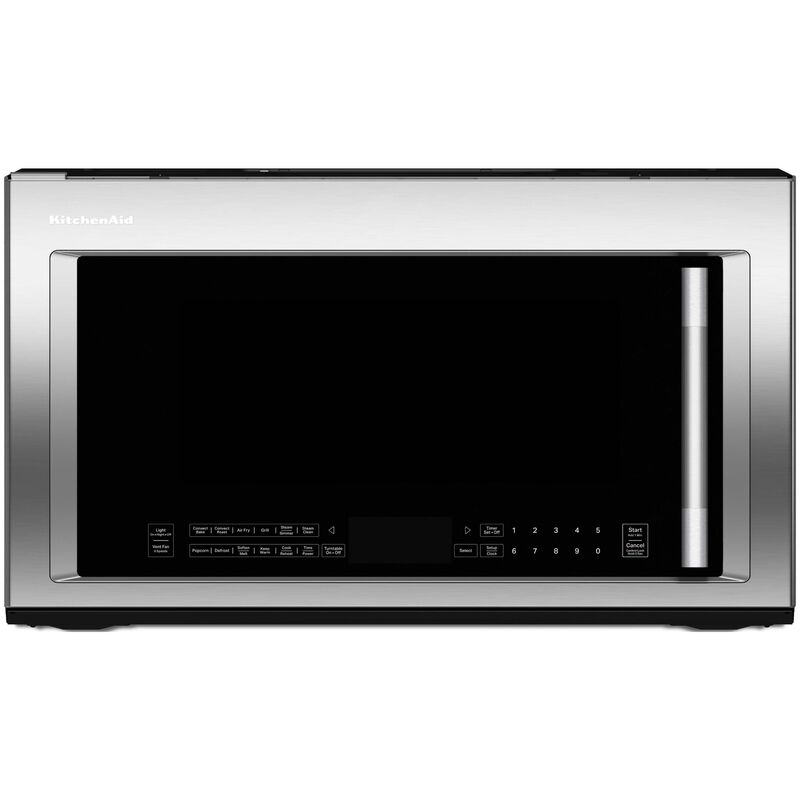 KitchenAid 30 in. 1.9 cu. ft. 1200W Over-the-Range Microwave with 400 CFM, Convection & Sensor Cooking - Stainless Steel, , hires