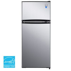 Avanti 19 in. 4.5 cu. ft. Mini Fridge with Top Freezer - Stainless Steel, , hires