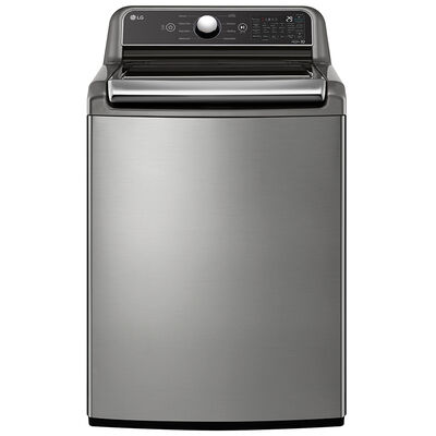 LG 27 in. 5.5 cu. ft. Smart Top Load Washer with TurboWash3D Technology -  White