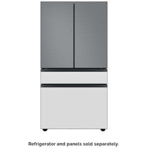 Samsung BESPOKE 4-Door French Door Middle Panel for Refrigerators - White Glass, , hires