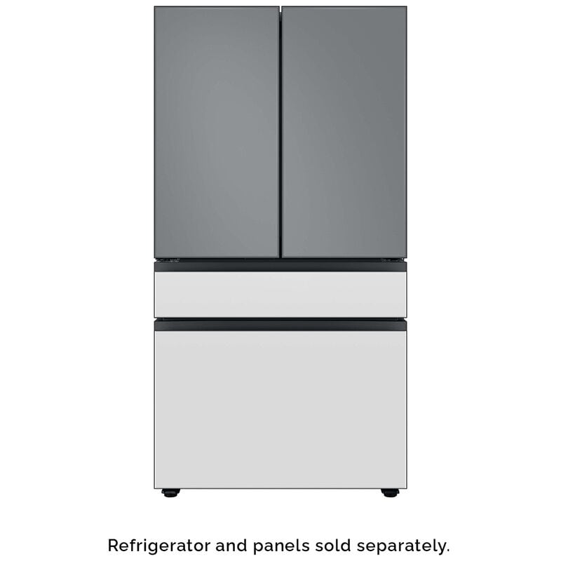 Samsung BESPOKE 4-Door French Door Middle Panel for Refrigerators - White Glass, , hires