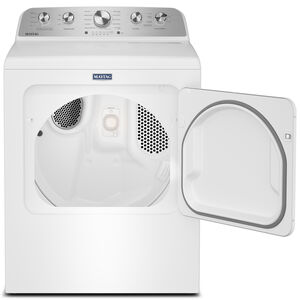 Maytag Pet Pro 29 in. 7.0 cu. ft. Electric Dryer with Sensor Dry & Steam Cycle - White, White, hires