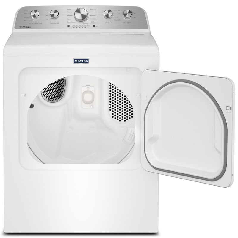Maytag Pet Pro 29 in. 7.0 cu. ft. Electric Dryer with Sensor Dry & Steam Cycle - White, White, hires