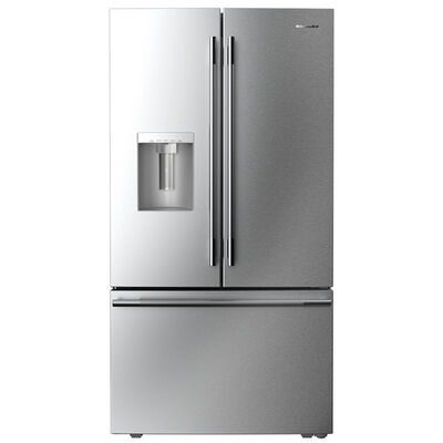 KitchenAid 36 in. 30.5 cu. ft. French Door Refrigerator with Ice & Water Dispenser - Stainless Steel with PrintShield Finish | KRFF436SPS