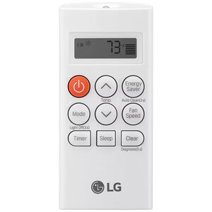 LG 8,500 BTU 115V Smart Energy Star Window/Wall Air Conditioner with Inverter, 3 Fan Speeds, Sleep Mode & Remote Control - White, , hires