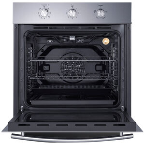 Summit 24 in. 2.3 cu. ft. Gas Single Wall Oven with Standard Convection - Stainless Steel, , hires