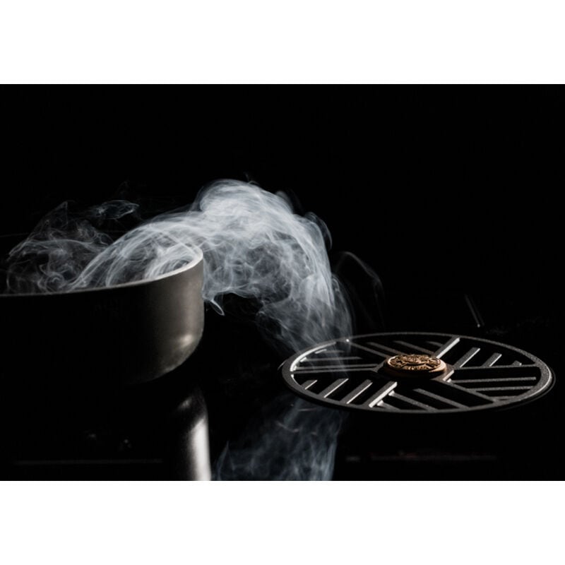 Bertazzoni 36 in. 4-Burner Induction Cooktop with Downdraft, Simmer Burner & Power Burner - Black Glass, , hires