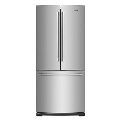 Maytag 30 in. 19.6 cu. ft. French Door Refrigerator with Ice Maker - Fingerprint Resistant Stainless Steel | MFF2055FRZ