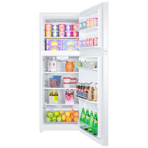 Summit 26 in. 12.9 cu. ft. Counter Depth Top Freezer Refrigerator - White, , hires