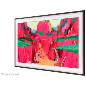 Samsung The Frame 75" Customizable Bezel - Modern Brown Compatible with Samsung 2021 - 2025 Frame TVs and 2025 Frame Pro TVs, , hires