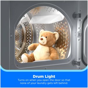 Midea 27 in. 7.0 cu. ft. Smart Gas Dryer with Sensor Dry & Sanitize Cycle - White, White, hires