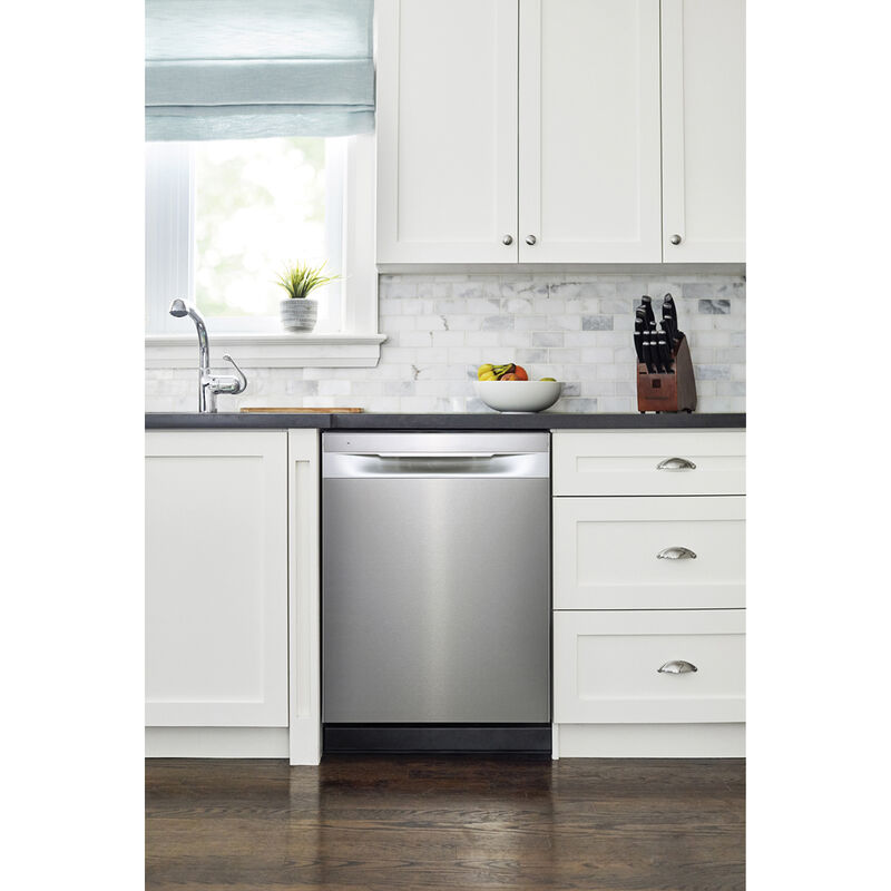 Frigidaire 24 in. Top Control Dishwasher with 49 dBa Sound Level & Pocket - Stainless Steel, , hires