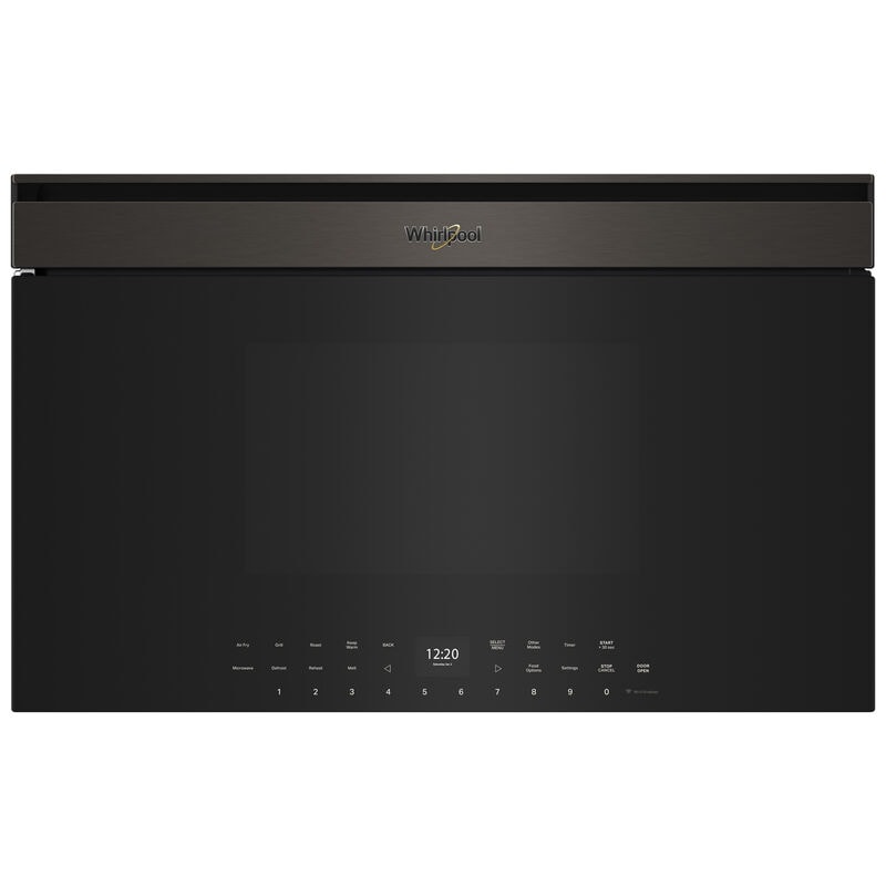 Whirlpool 30 in. 1.1 cu. ft. 1000W Smart Built-In Microwave with Convection & Sensor Cooking - Black Stainless, , hires