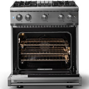 Viking 5 Series 30 in. 4.0 cu. ft. Standard Convection Gas Range with 4 Sealed Burners - Stainless Steel, , hires