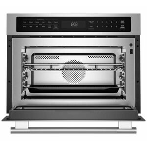 KitchenAid 24 in. 1.8 cu. ft. 1000W Built-In Microwave with Convection Cooking - Stainless Steel with PrintShield Finish, , hires
