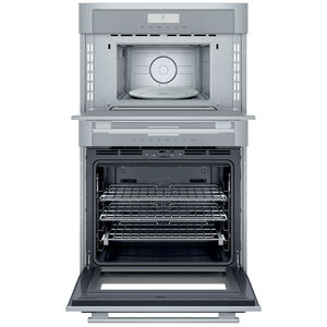 Thermador Masterpiece Series 30 in. 6.1 cu. ft. Smart Electric Microwave/Wall Oven Combo with True European Convection - Stainless Steel, , hires